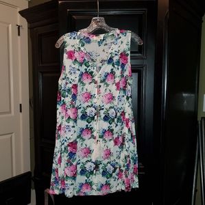 Umgee Floral Tunic Dress
